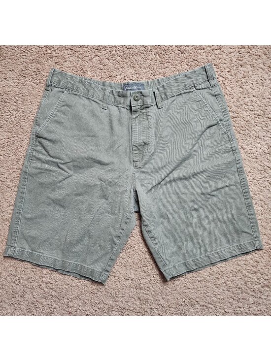 Eddie Bauer Other - Eddie Bauer Shorts Mens 38 9" Inseam Flat Front Casual Cotton Hiking Outdoor